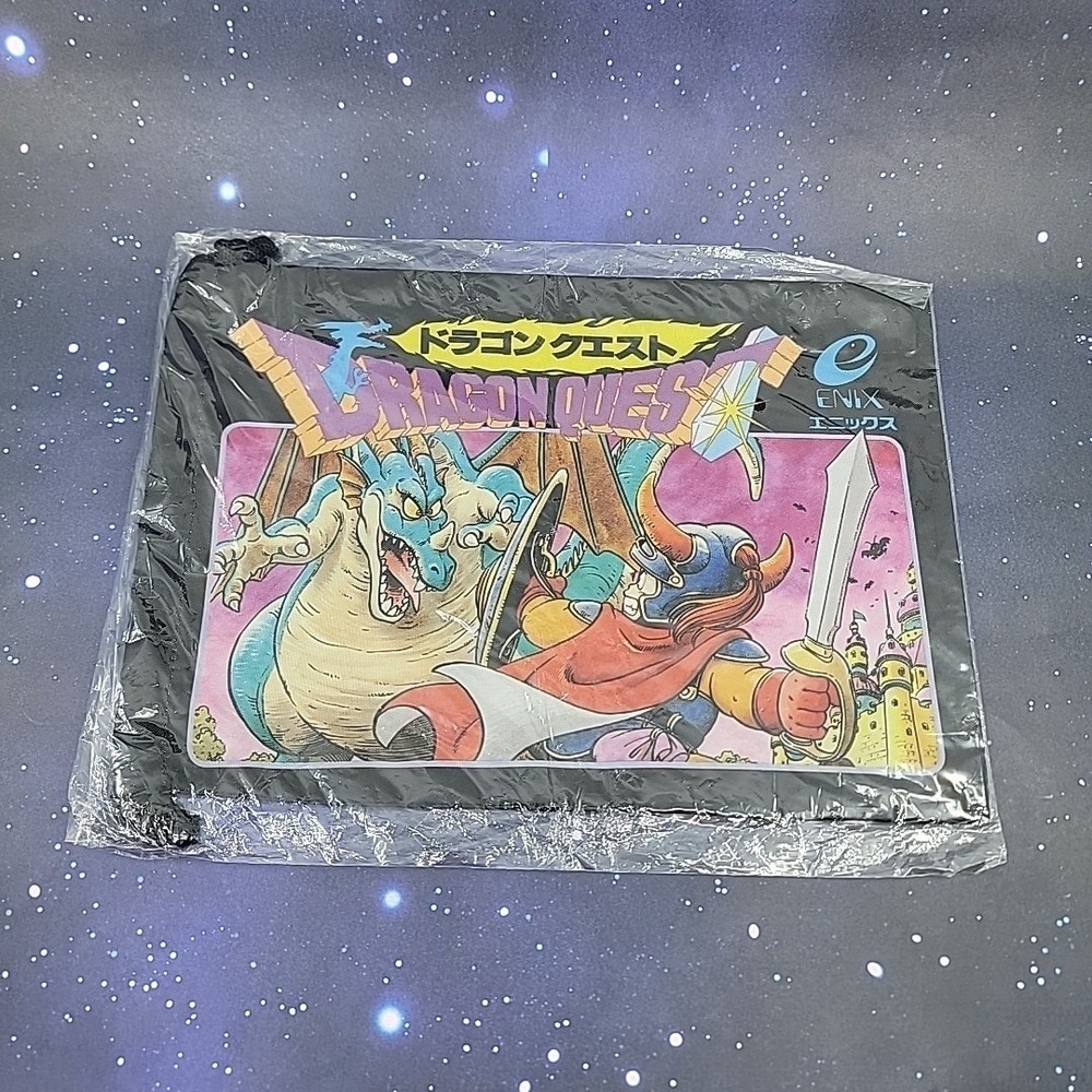 Dragon Quest Drawstring Bag 25th Anniversary Famicom Box Art Kuji US SELLER